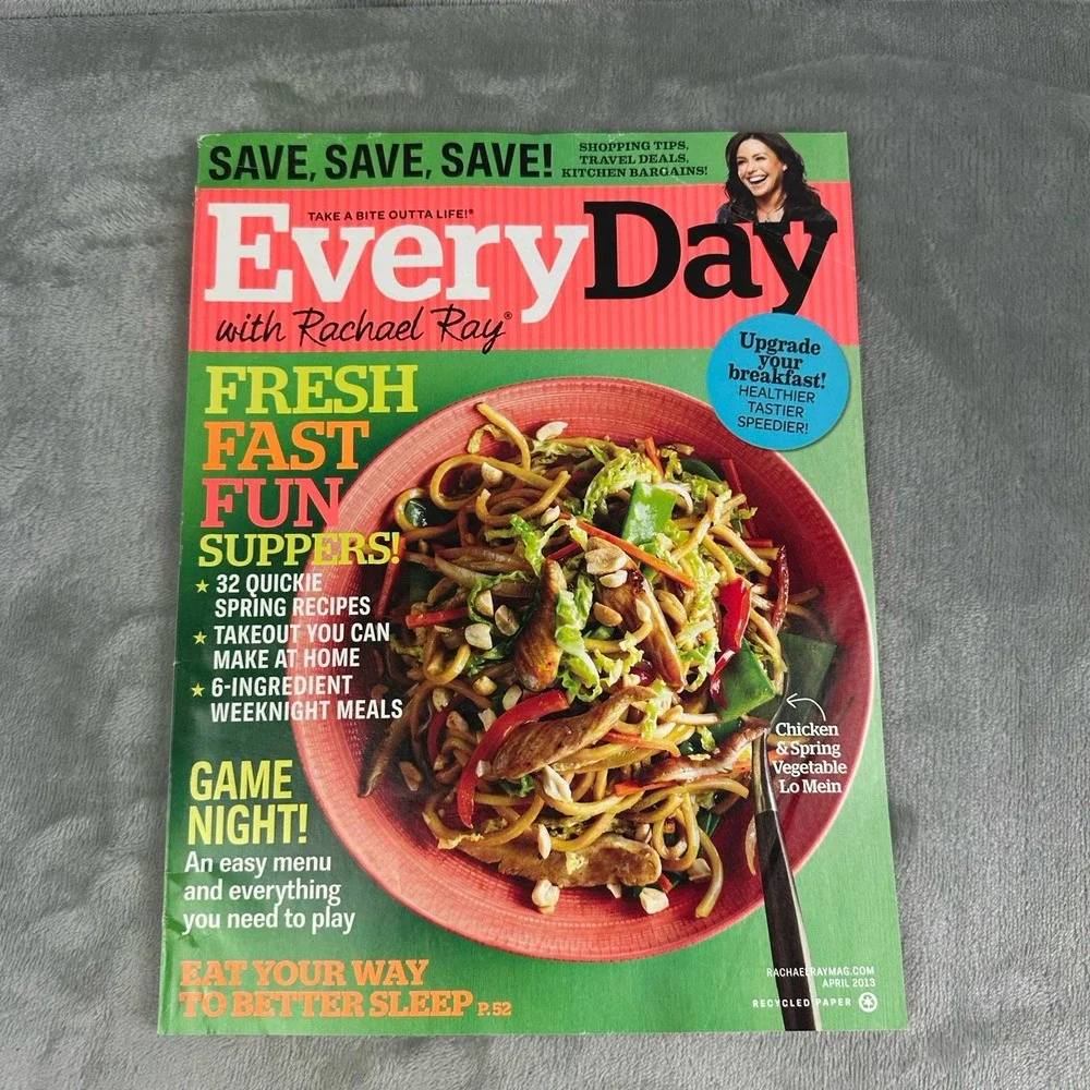 EveryDay With Rachel Ray Magazine April 2013 Spring
